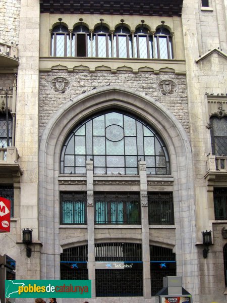 Barcelona - Edifici de la Caixa (Via Laietana) (Foto: Albert Esteves, 2006) Barcelona - Edifici de la Caixa (Via Laietana)