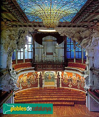 Barcelona - Palau de la Música (Foto: Web del Palau) Barcelona - Palau de la Música