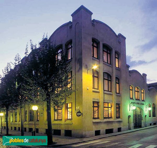 Sabadell  - Fàbrica Sallarès Deu, al capvespre