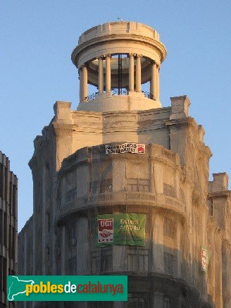 Barcelona - Via Laietana, edifici Sindicats (Foto: Albert Esteves, 2007) Barcelona - Via Laietana, edifici Sindicats