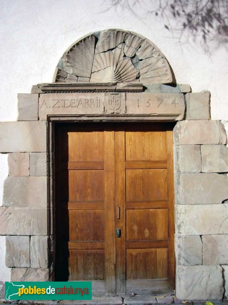 Sant Vicenç de Jonqueres, porta (Foto: Joan Sánchez Sabé, 2006) Sant Vicenç de Jonqueres, porta