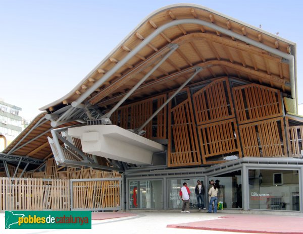 Barcelona - Mercat de Santa Caterina (Foto: Albert Esteves, 2006) Barcelona - Mercat de Santa Caterina