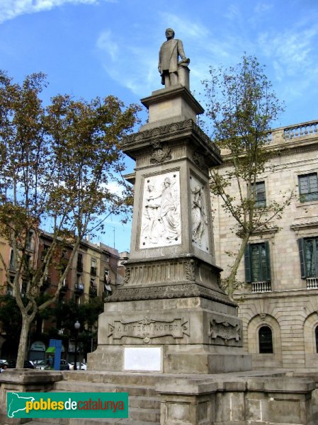 Barcelona - Monument a Antonio López (Foto: Albert Esteves, 2006) Barcelona - Monument a Antonio López