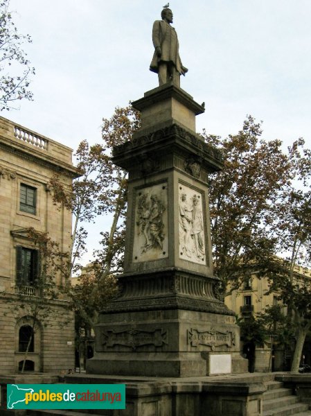 Barcelona - Monument a Antonio López (Foto: Albert Esteves, 2006) Barcelona - Monument a Antonio López