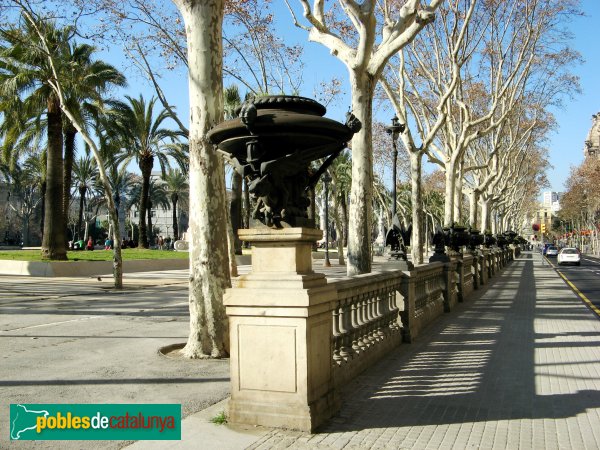 Barcelona - Passeig Lluís Companys (Foto: Albert Esteves, 2007) Barcelona - Passeig Lluís Companys