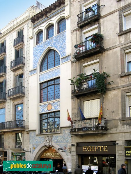 Barcelona - Rambla, 77 (Foto: Albert Esteves, 2007) Barcelona - Rambla, 77