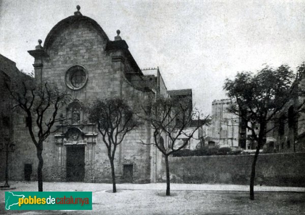 Barcelona - Plaça de Sant Felip Neri després de la guerra
