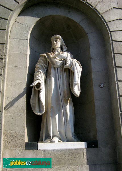 Barcelona - Casa de la Ciutat - Façana principal (Foto: Albert Esteves, 2007) Barcelona - Casa de la Ciutat - Façana principal