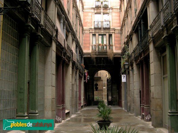 Barcelona - Passatge del Crèdit (Foto: Albert Esteves, 2007) Barcelona - Passatge del Crèdit