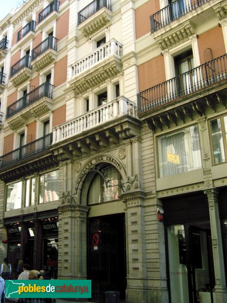 Barcelona - Passatge del Crèdit (Foto: Albert Esteves, 2007) Barcelona - Passatge del Crèdit