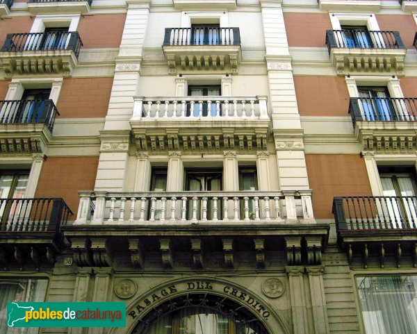 Barcelona - Passatge del Crèdit (Foto: Albert Esteves, 2007) Barcelona - Passatge del Crèdit