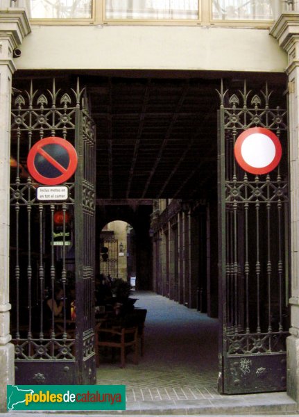 Barcelona - Passatge del Crèdit (Foto: Albert Esteves, 2007) Barcelona - Passatge del Crèdit