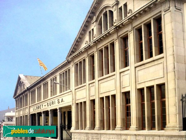 Calella - Fàbrica Llobet-Guri (Foto: Josep Maria Ardèvol, 1997) Calella - Fàbrica Llobet-Guri