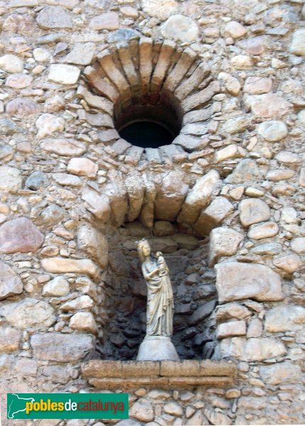Ermita de Santa Caterina, detall (Foto: Joan Sánchez Sabé, 2007) Ermita de Santa Caterina, detall