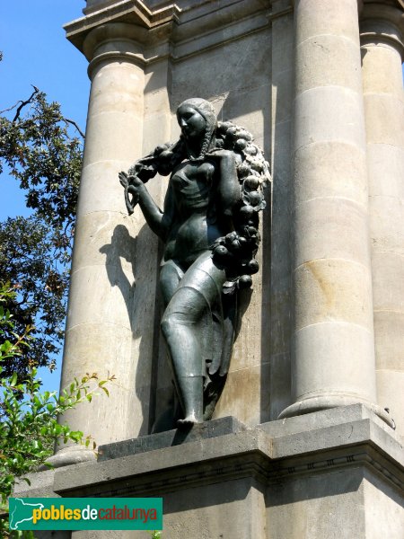 Barcelona - Plaça Catalunya - Pomona (Enric Monjo) (Foto: Albert Esteves, 2007) Barcelona - Plaça Catalunya - Pomona (Enric Monjo)