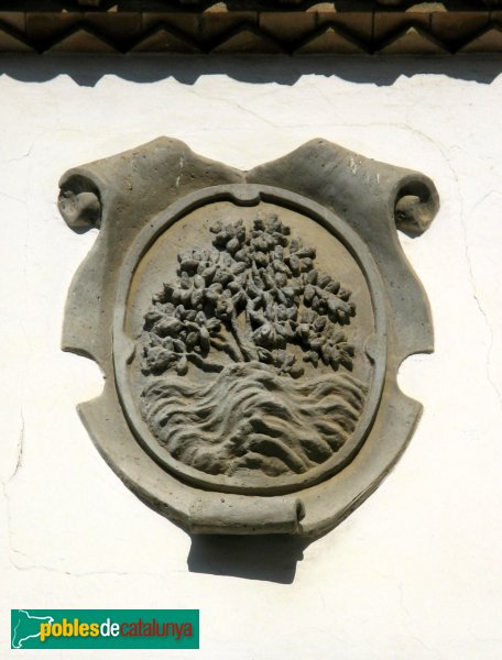 Arenys de Mar - Arxiu Fidel Fita. Escut de la vila (Foto: Albert Esteves, 2007) Arenys de Mar - Arxiu Fidel Fita. Escut de la vila