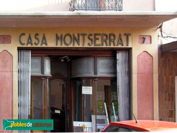 (antiga) Casa Montserrat, carrer Major, 7 (Foto: Joan Sánchez Sabé, 2007) (antiga) Casa Montserrat, carrer Major, 7