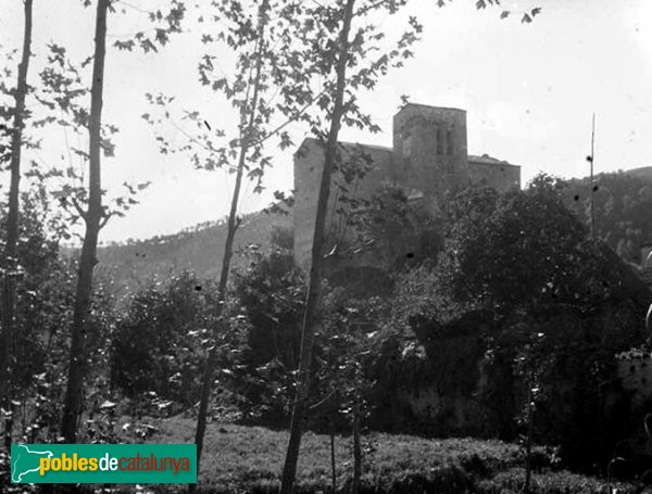 Sant Iscle de Vallalta - Església (Foto: Josep Salvany - Fons Salvany, Biblioteca de Catalunya, 1916) Sant Iscle de Vallalta - Església
