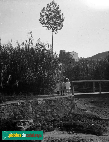 Sant Iscle de Vallalta - Església (Foto: Josep Salvany - Fons Salvany, Biblioteca de Catalunya, 1916) Sant Iscle de Vallalta - Església
