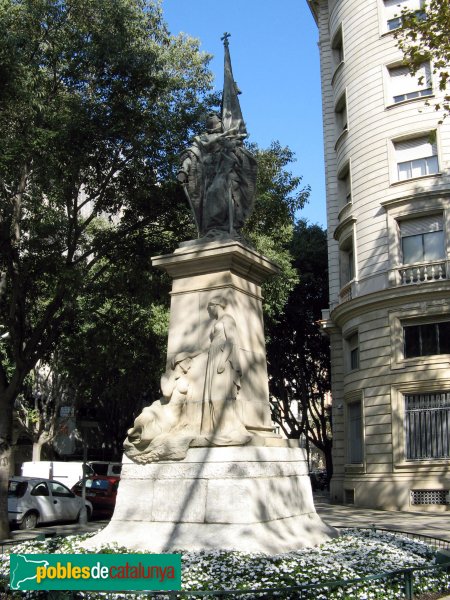 Barcelona - Monument a Rafael Casanova (Foto: Albert Esteves, 2007) Barcelona - Monument a Rafael Casanova