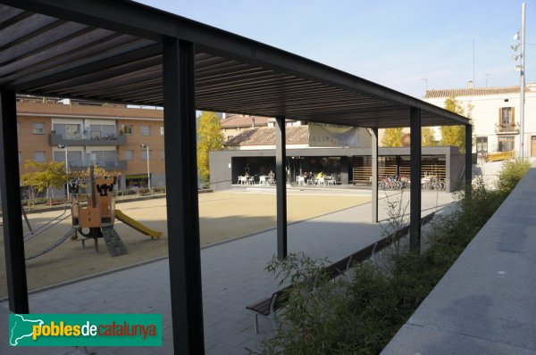 Plaça del Calissó, al darrere del safareig