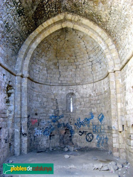 Tordera - Santa Maria de Roca-rossa: absis (Foto: Albert Esteves, 2008) Tordera - Santa Maria de Roca-rossa: absis