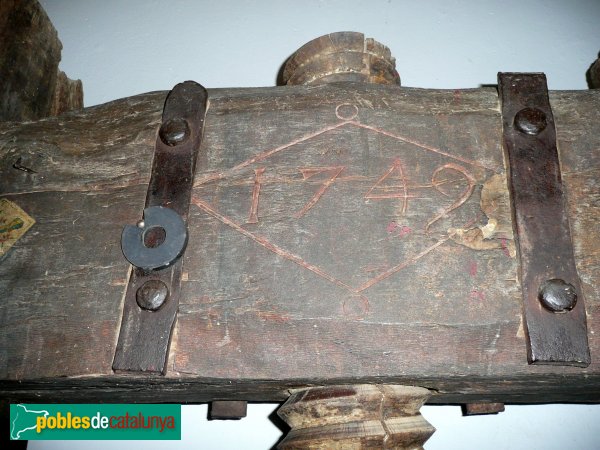 Sant Climent de Llobregat - Can Riera Vell, premsa (Foto: <i>Maria Cinta Fornós</i>, 2008) Sant Climent de Llobregat - Can Riera Vell, premsa