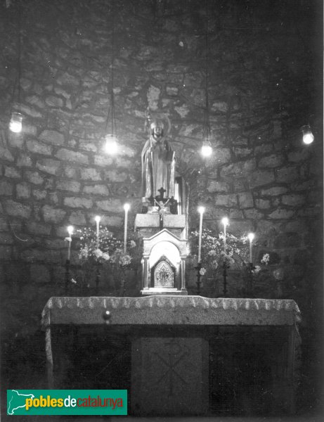 Músser - Sant Fructuós, altar major (Foto: Jaume Pujol) Músser - Sant Fructuós, altar major