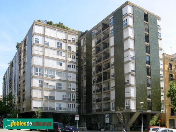 Barcelona - Edifici Mediterrani (Consell de Cent, 160-186) (Foto: Albert Esteves, 2008) Barcelona - Edifici Mediterrani (Consell de Cent, 160-186)