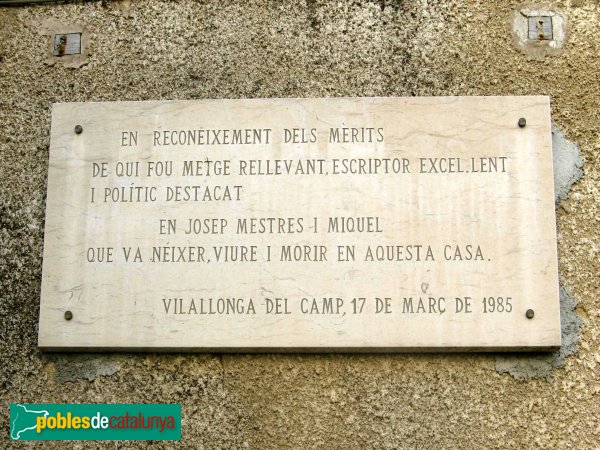 Vilallonga de Ter - Casa Mestres (Foto: Albert Esteves, 2008) Vilallonga de Ter - Casa Mestres