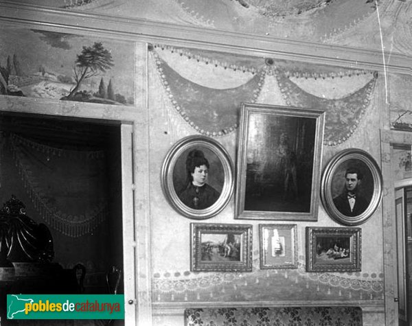 Martorell - Cal Nicolau Ric (Foto: Josep Salvany - Fons Salvany, Biblioteca de Catalunya, 1924) Martorell - Cal Nicolau Ric