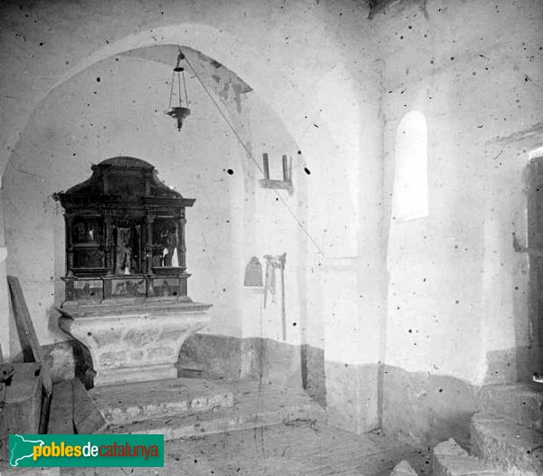 Castellví de Rosanes - Capella de Sant Jaume (Foto: Josep Salvany - Fons Salvany, Biblioteca de Catalunya, 1923) Castellví de Rosanes - Capella de Sant Jaume