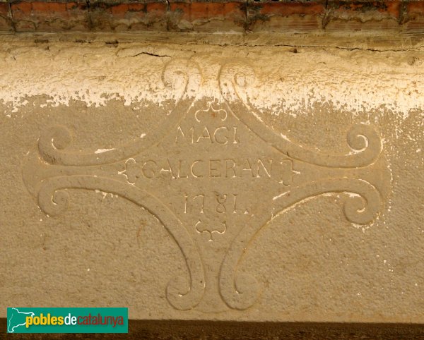 Linyola - Cal Galceran (Foto: Albert Esteves, 2008) Linyola - Cal Galceran