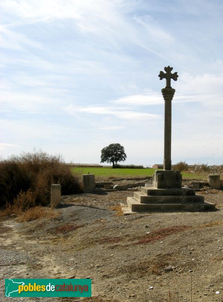 Linyola - Creu dels Olivers (Foto: Albert Esteves, 2008) Linyola - Creu dels Olivers