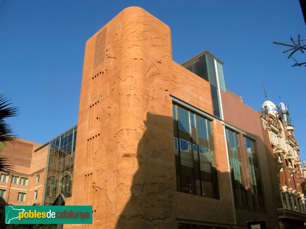 Barcelona - Ampliació Palau de la Música (Foto: Albert Esteves, 2008) Barcelona - Ampliació Palau de la Música