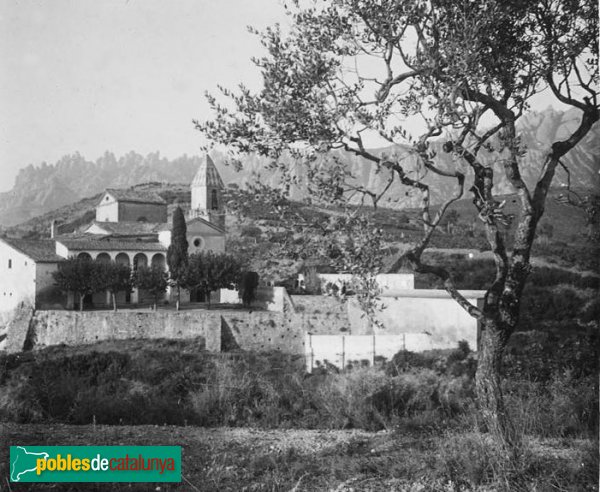 El Bruc - Església, 1921