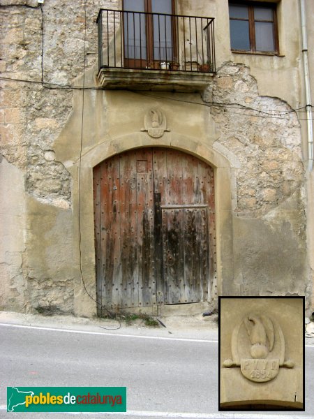 Capellades - Molí de Cal Munné, portal de 1854 (Foto: Albert Esteves, 2009) Capellades - Molí de Cal Munné, portal de 1854