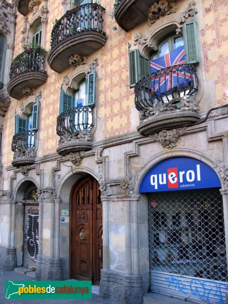 Barcelona - Plaça Lesseps, 30-32 (Cases Ramos) (Foto: Valentí Pons, 2009) Barcelona - Plaça Lesseps, 30-32 (Cases Ramos)