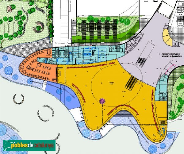 L'Hospitalet de Llobregat - Fira de Barcelona, Gran Via, porta nord (Foto: Firabcn) L'Hospitalet de Llobregat - Fira de Barcelona, Gran Via, porta nord