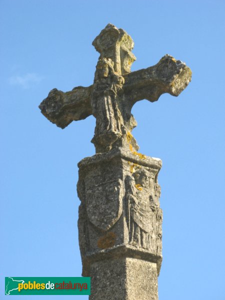 La Llacuna - Creu de terme del Pla (Foto: Albert Esteves, 2009) La Llacuna - Creu de terme del Pla