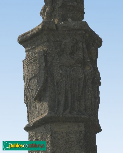 La Llacuna - Creu de terme del Pla (Foto: Albert Esteves, 2009) La Llacuna - Creu de terme del Pla