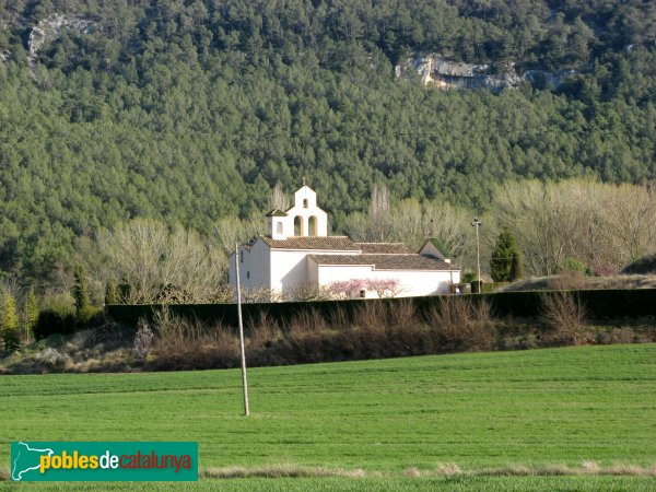 Santa Maria de Miralles - Església de Sant Romà (Foto: Albert Esteves, 2009) Santa Maria de Miralles - Església de Sant Romà