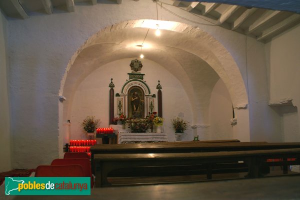 Palau-saverdera - Sant Onofre, interior (Foto: <i>Joan Padrosa</i>, 2009) Palau-saverdera - Sant Onofre, interior