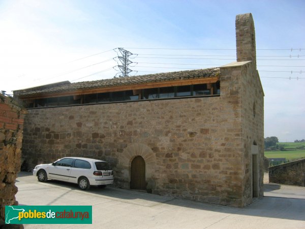 Jorba - Església de Sant Genís (Foto: Albert Esteves, 2009) Jorba - Església de Sant Genís