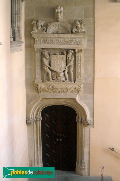 Barcelona - Palau Centelles - Porta renaixentista (Foto: Anna Corcoll, 2009) Barcelona - Palau Centelles - Porta renaixentista
