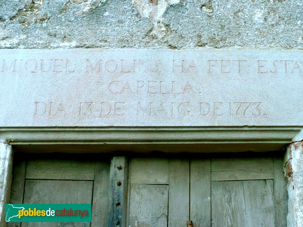 Sant Climent de Llobregat - Capella de St. Miquel, a Can Molins. (Foto: <i>Maria Cinta Fornós</i>, 2009) Sant Climent de Llobregat - Capella de St. Miquel, a Can Molins.