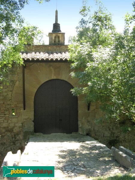 Prats de Rei - Mas de l'Albareda, porta exterior (Foto: Albert Esteves, 2009) Prats de Rei - Mas de l'Albareda, porta exterior