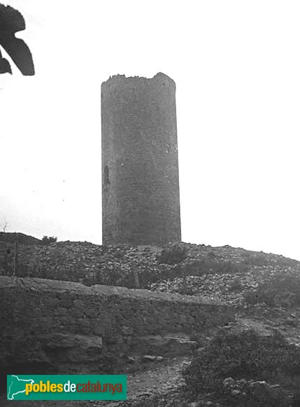 Prats de Rei - Castell de la Manresana (Foto: Josep Salvany - Fons Salvany, Biblioteca de Catalunya, 1923) Prats de Rei - Castell de la Manresana