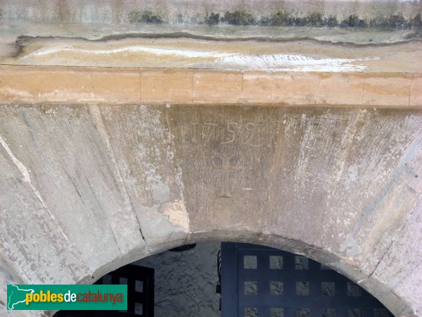 Copons - Portal 1752 (Foto: Albert Esteves, 2009) Copons - Portal 1752