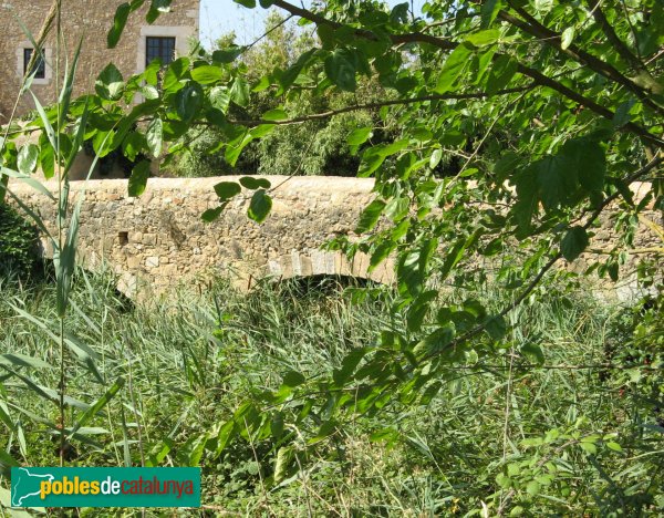 L'Escala - Molí d'en Dou, pont (Foto: Albert Esteves, 2009) L'Escala - Molí d'en Dou, pont